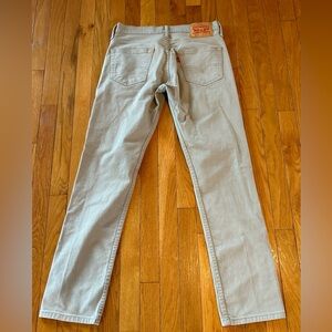 Levi's 511 Straight Denim Jeans Men's Size W31xL32 Tan Medium Wash 5-Pocket